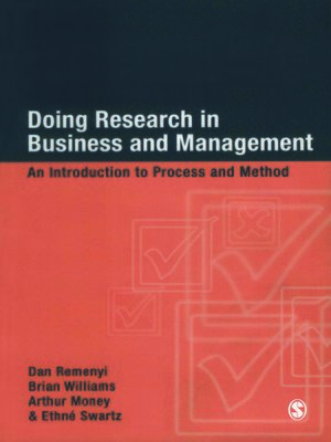cover image of Doing Research in Business and Management